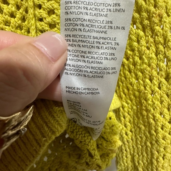 Anthropologie Pilcro Open-Stitch Crewneck Jumper Size XS Knit - Picture 7 of 7